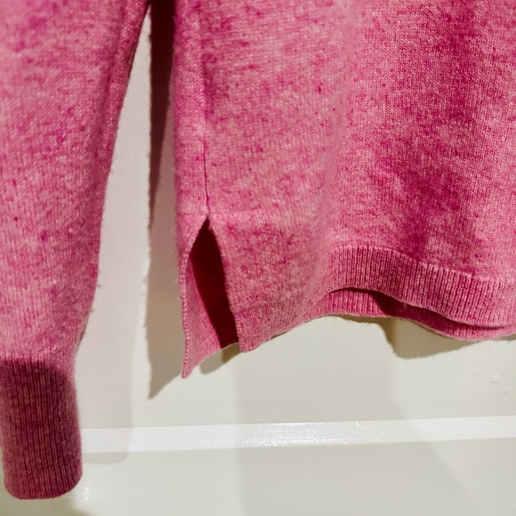 J.Crew 100% Cashmere Crewneck Sweater - Pink - Size M - Picture 4 of 6